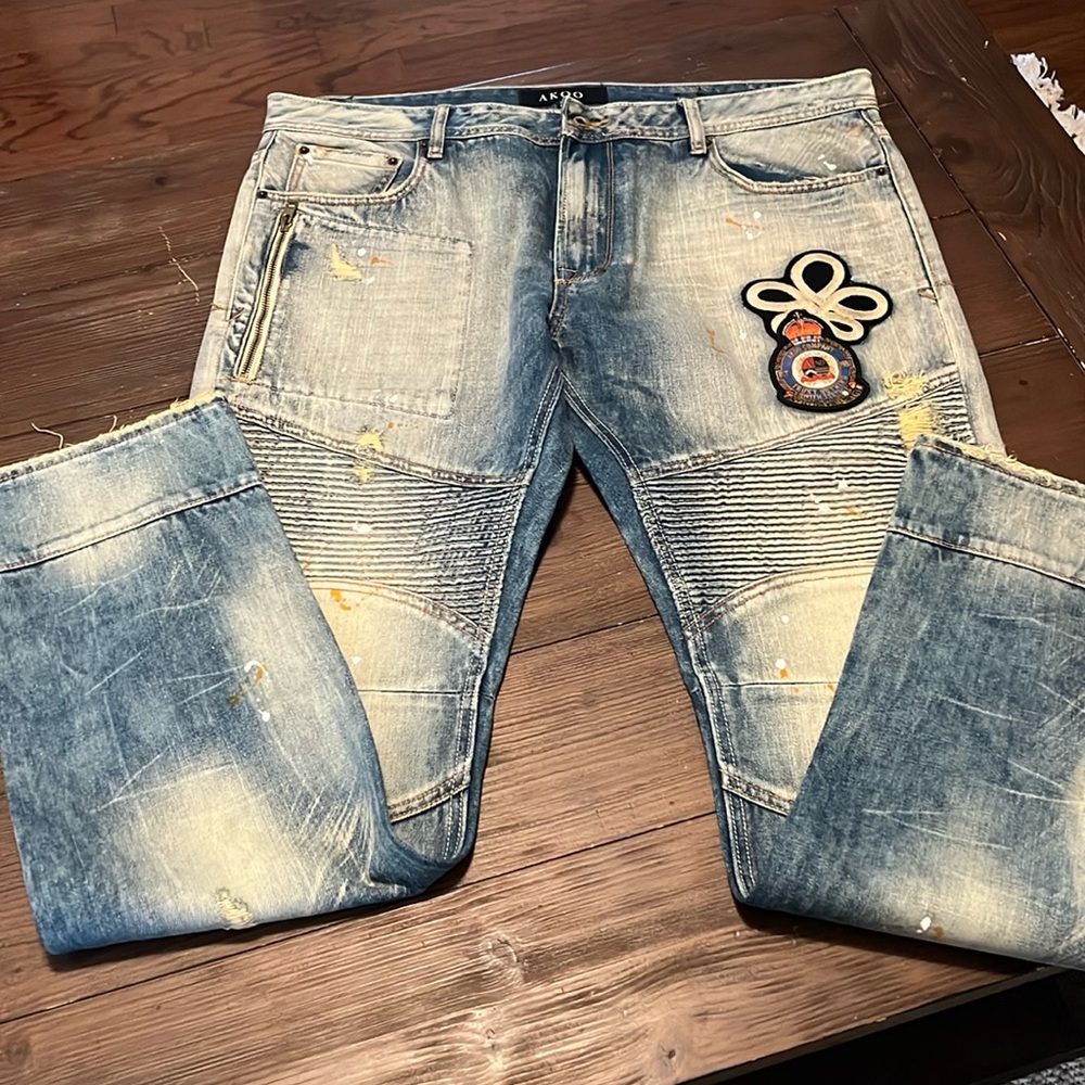 Mens Akoo Jean sz 38